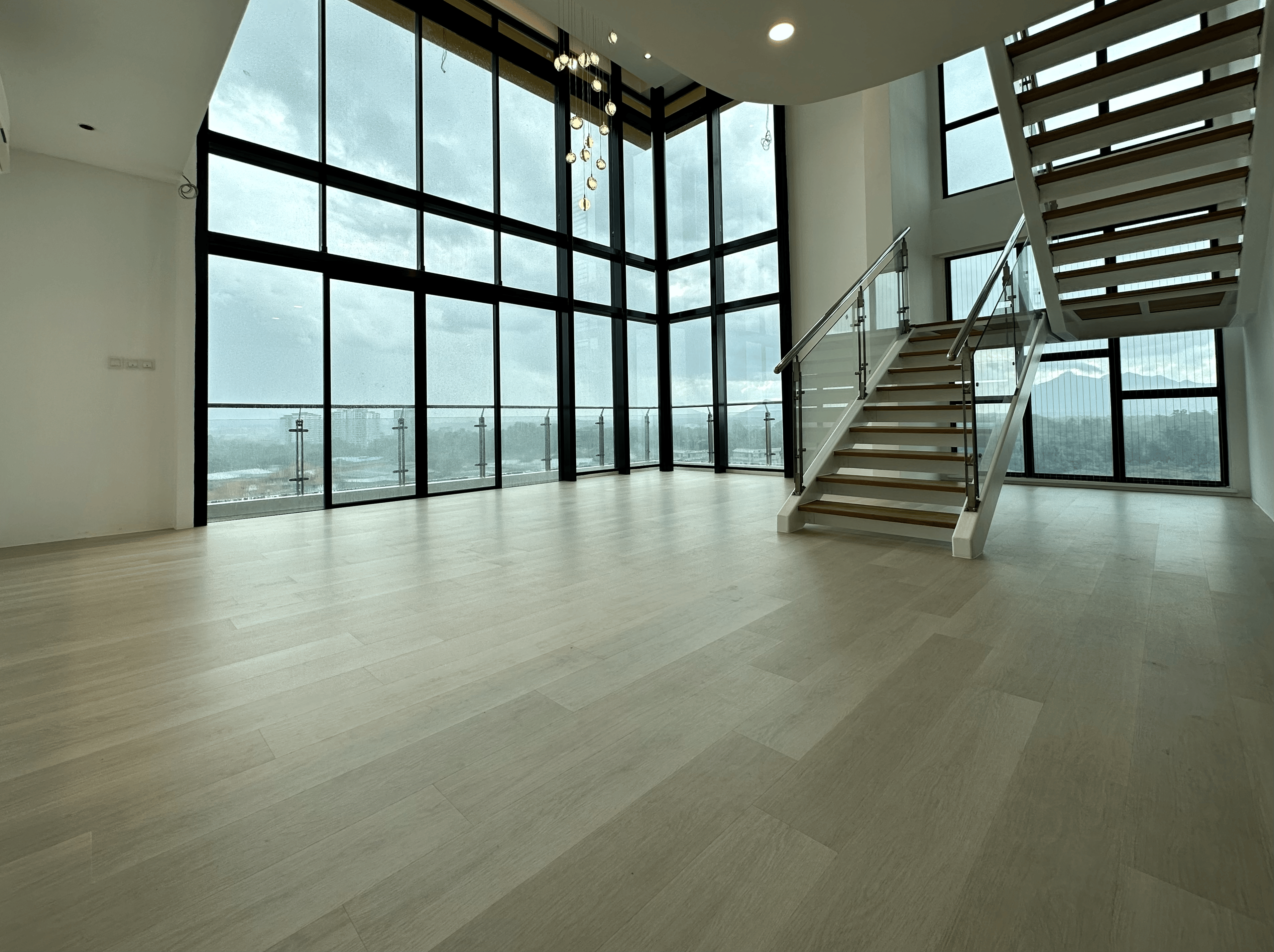 New home finishing with SPC flooring in Kuching