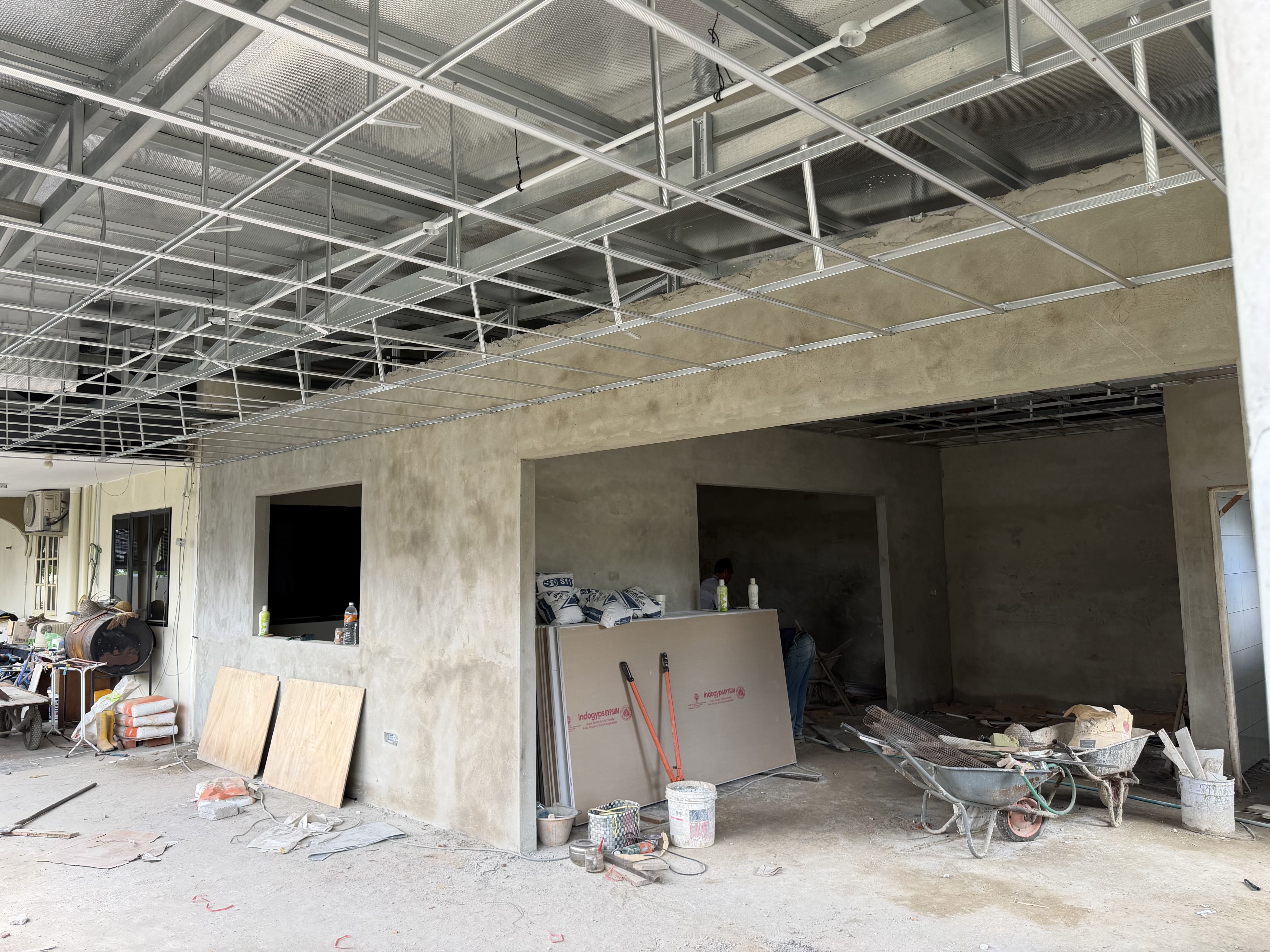 Extension works in progress Kuching